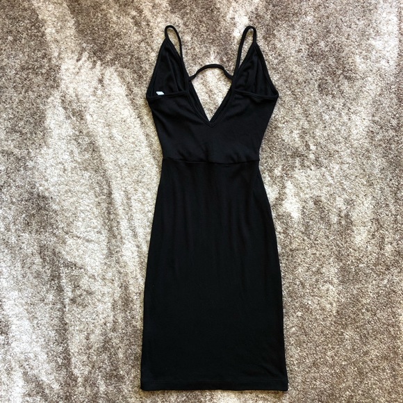 🎉HP🎉 Black Ribbed Tank Dress - Picture 2 of 3